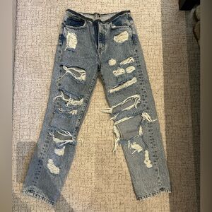 Carmar ripped and frayed denim jeans